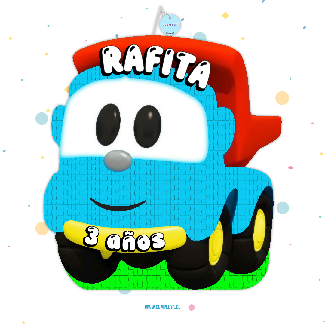 PIÑATA LEO EL CAMIÓN 60CM PREMIUM