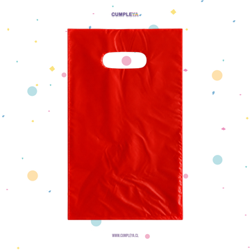 BOLSA PARA DULCES PACK 12 ROJO