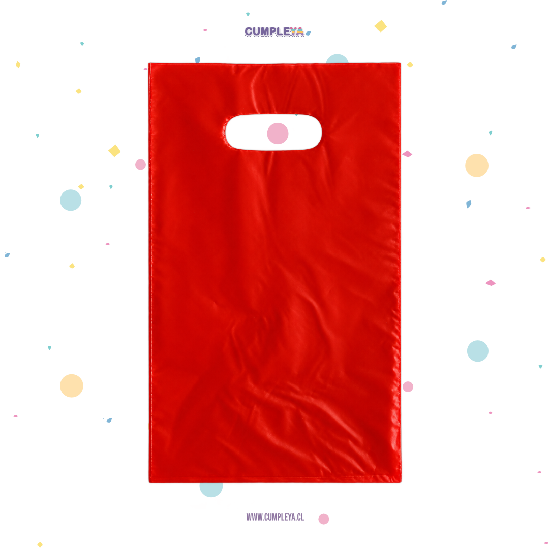 BOLSA PARA DULCES PACK 12 ROJO