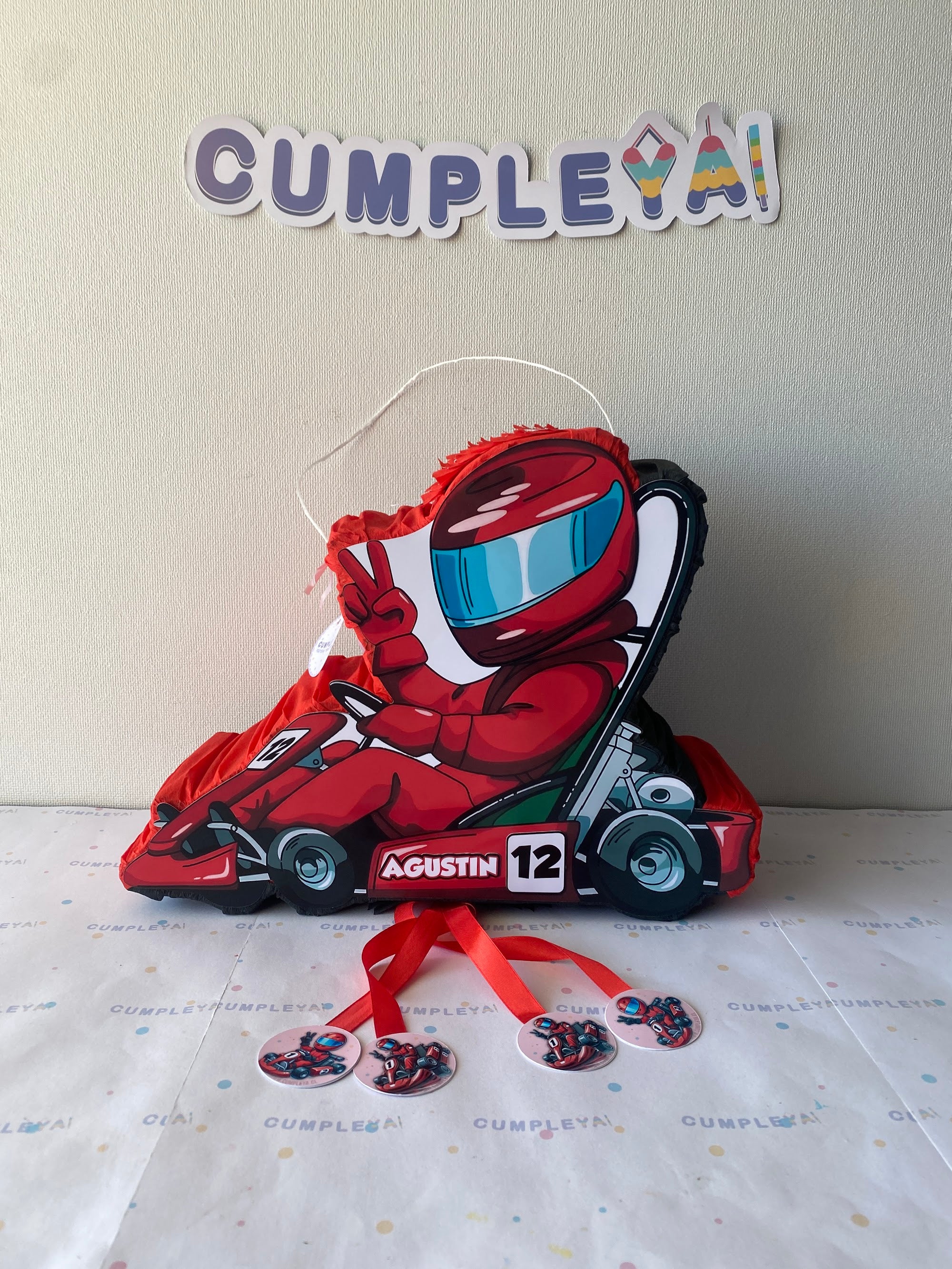 PIÑATA 40 CM KARTING