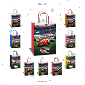 BOLSA SORPRESA 16 × 21 × 8 CM CARS