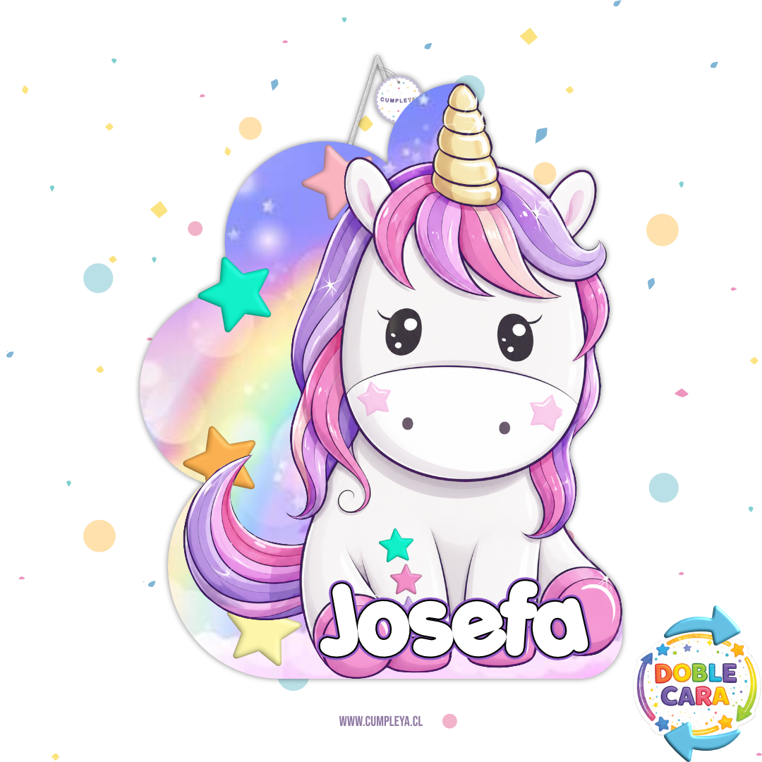 PIÑATA 40 CM UNICORNIO