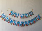 BANDERIN FELIZ CUMPLEAÑOS CANGREJO SEBASTIAN