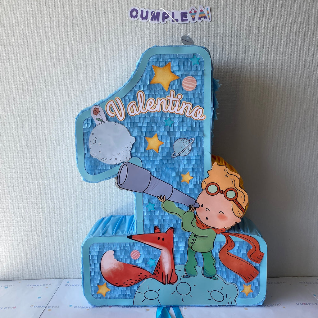 PIÑATA NUMERO 1 EL PRINCIPITO 60CM PREMIUM