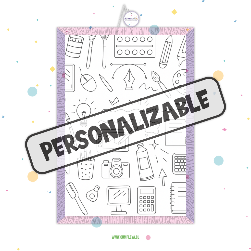 PIÑATA PERSONALIZADA RECTANGULAR EXPRÉS 50CM