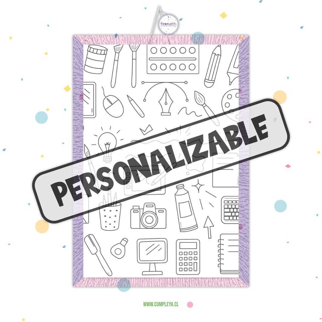 PIÑATA PERSONALIZADA RECTANGULAR EXPRÉS 50CM