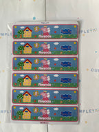 STICKER PARA BOTELLA 12 U PEPPA PIG HADA