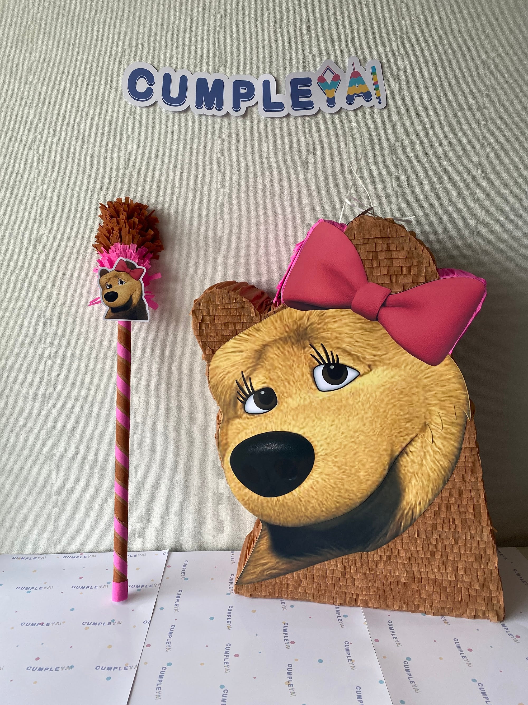 PIÑATA OSA 60CM PREMIUM