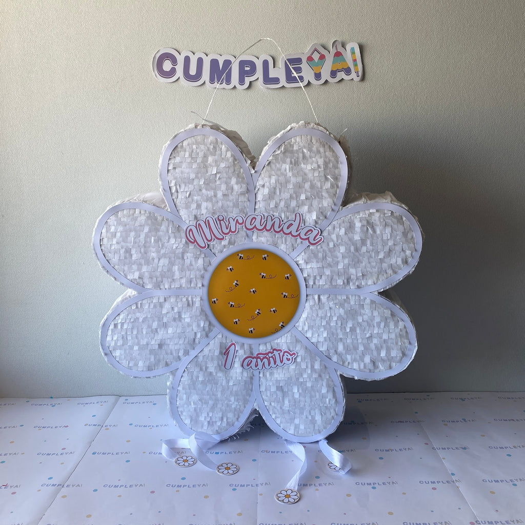 PIÑATA MARGARITA CON ABEJITAS 60CM PREMIUM