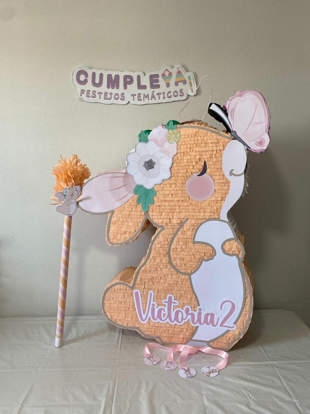 PIÑATA CONEJITA 60CM PREMIUM