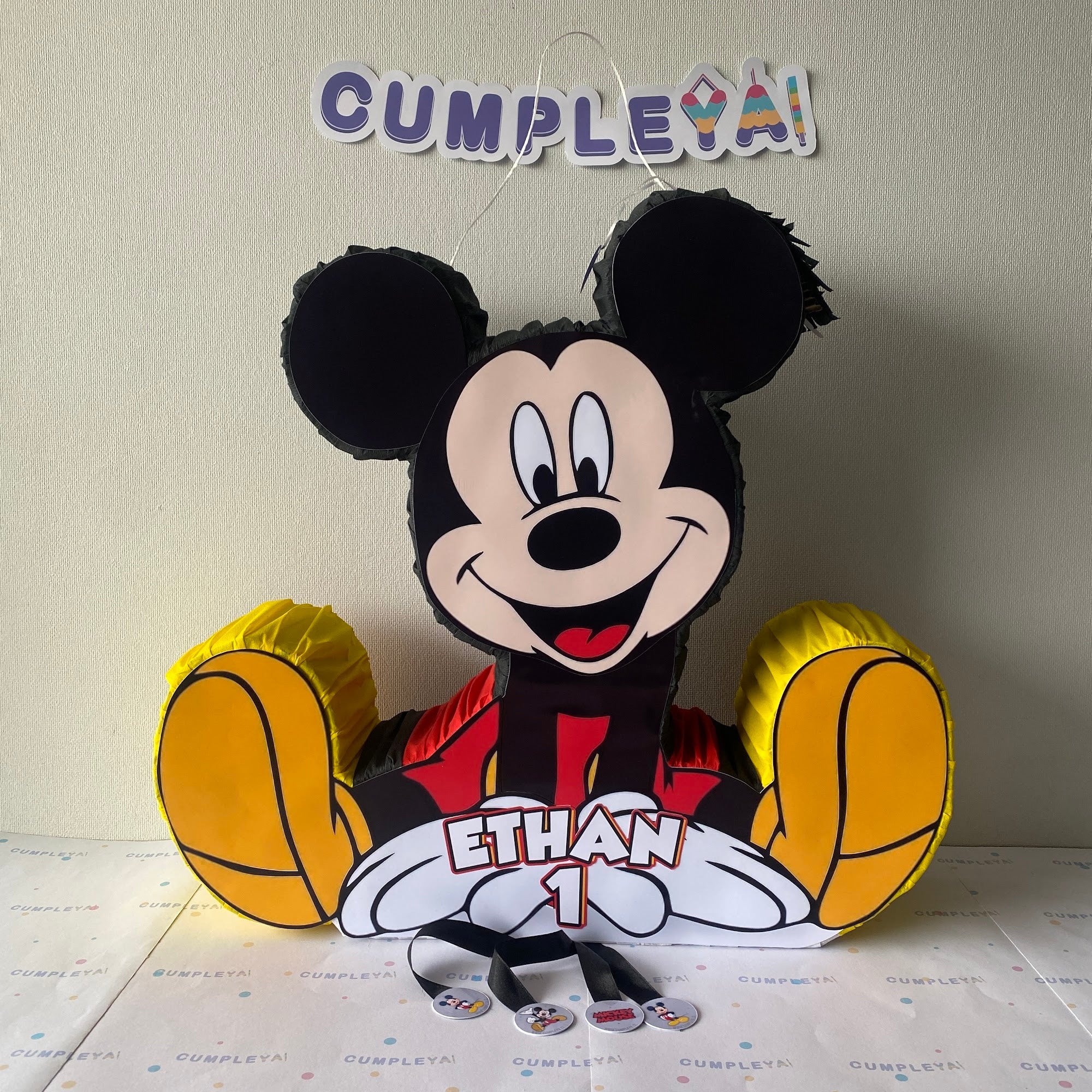 PIÑATA MICKEY MOUSE SENTADO
