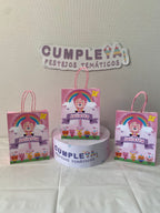 BOLSA SORPRESA 16 × 21 × 8 CM PLIM PLIM ROSADO Y SUS AMIGOS