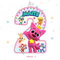 PIÑATA 40 CM NUMERO 2 PINKFONG