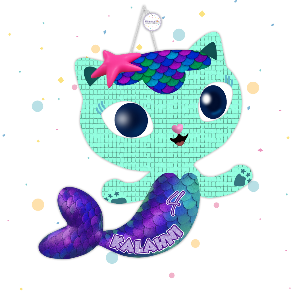 PIÑATA MERCAT 60CM PREMIUM