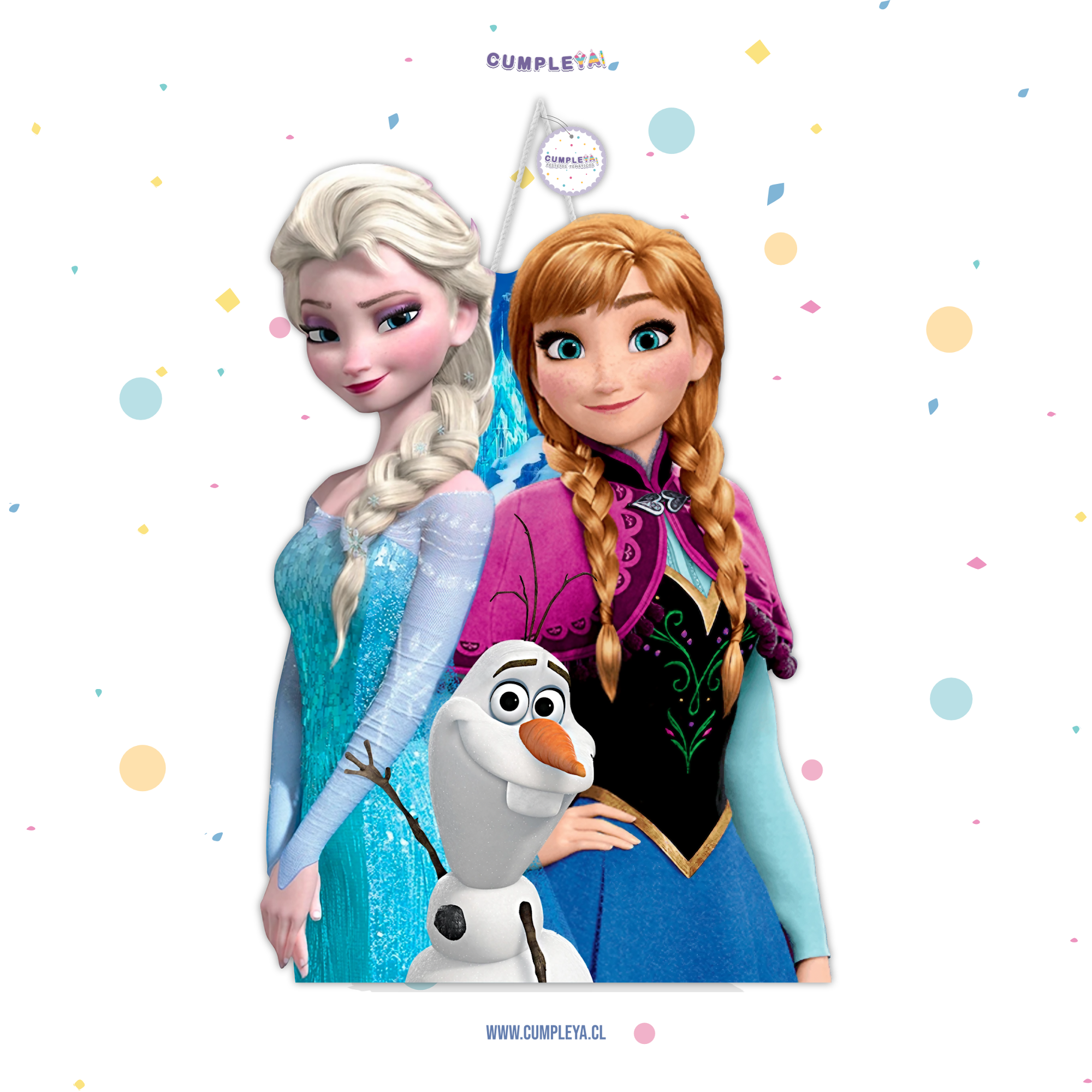 PIÑATA FROZEN 40CM FIGURA EXPRÉS