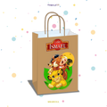 BOLSA SORPRESA 16 × 21 × 8 CM REY LEÓN