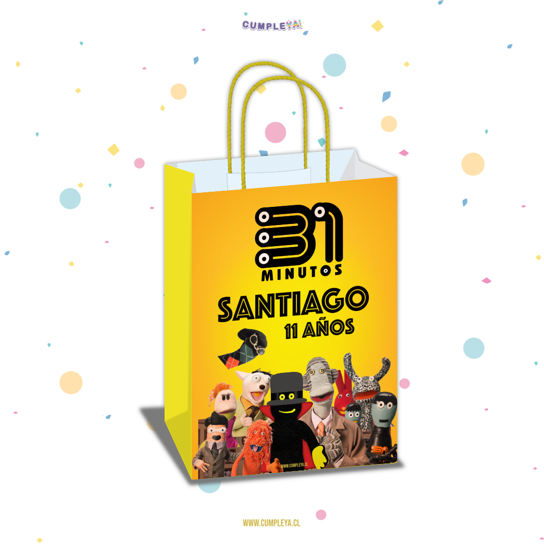 BOLSA SORPRESA 16 × 21 × 8 CM 31 MINUTOS