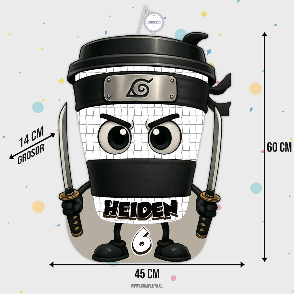 PIÑATA CAPUCHINO ASESINO 60CM PREMIUM