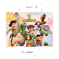 INDIVIDUALES DE PAPEL PACK 12U TOYS STORY ROSA