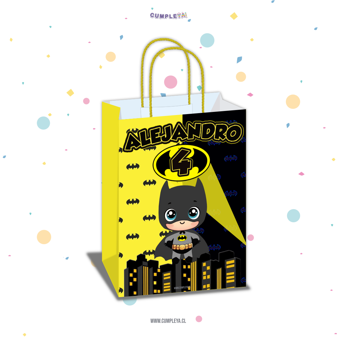 BOLSA SORPRESA 16 × 21 × 8 CM BATMAN NIÑO