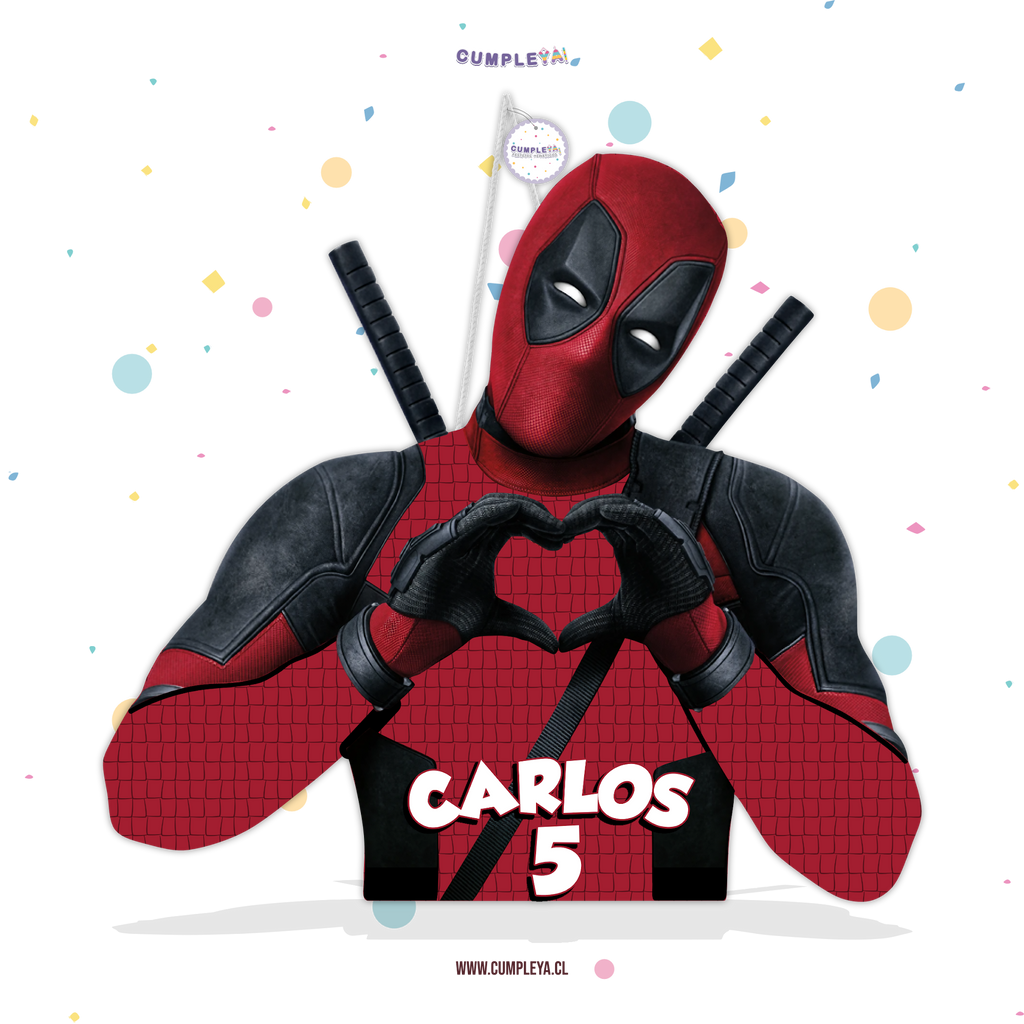 PIÑATA DEADPOOL 60CM PREMIUM