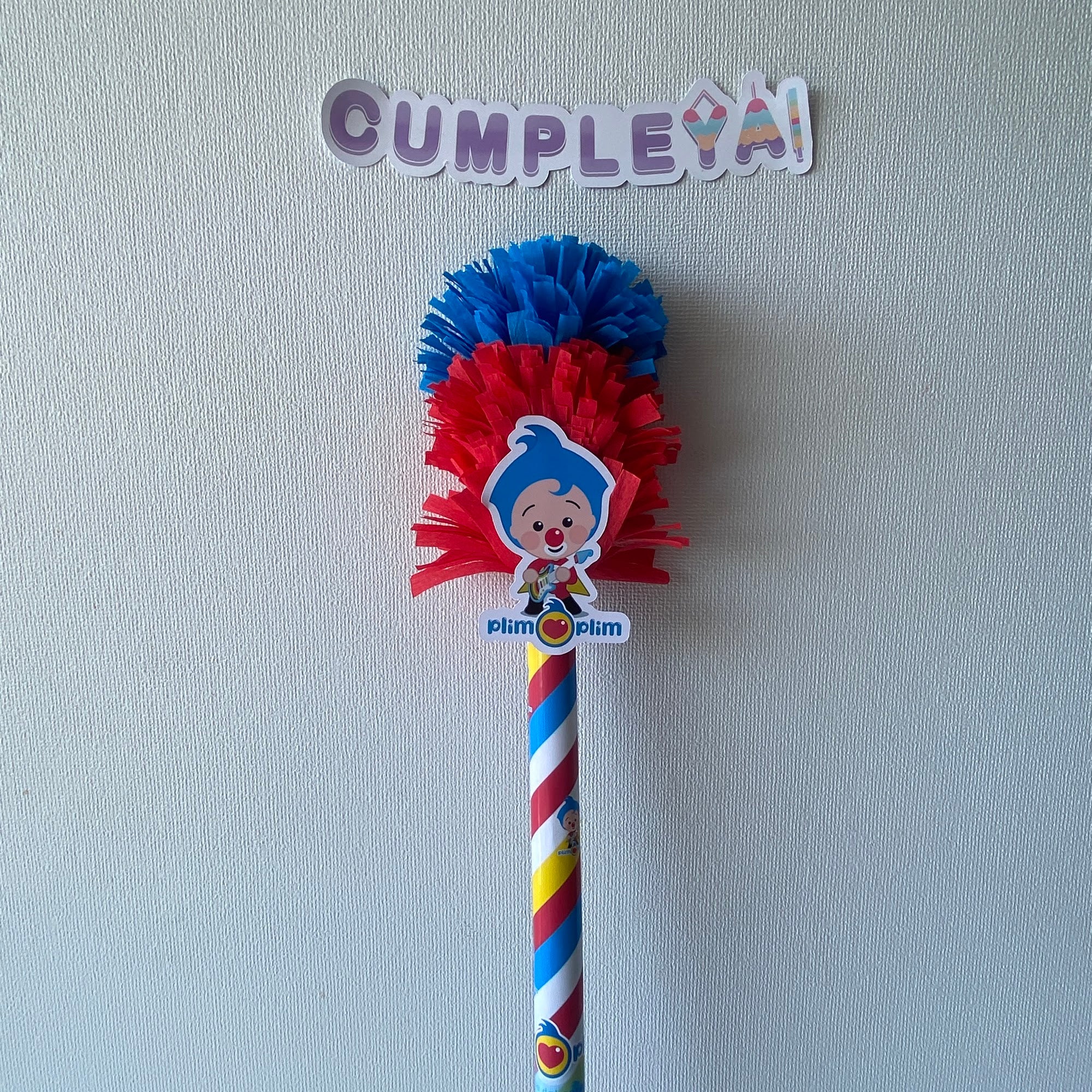 BASTÓN PLIM PLIM TEMÁTICO PARA PIÑATA