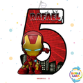 PIÑATA 60 CM XL IRONMAN BEBE NUMERO 5