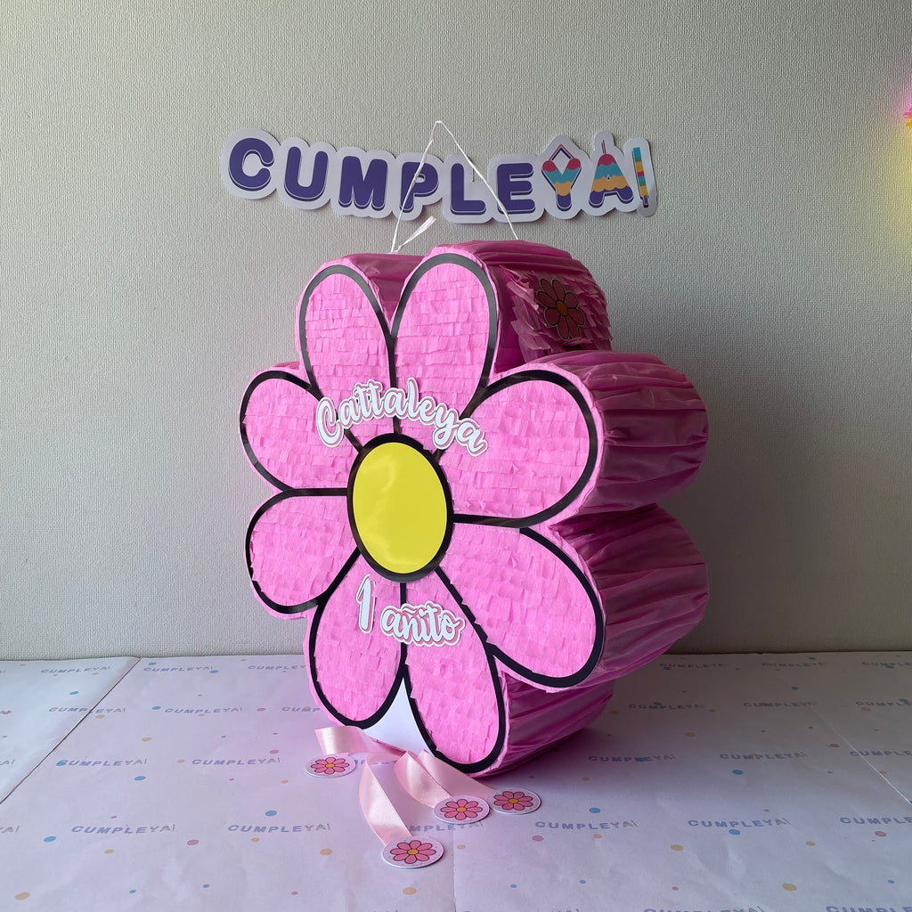 PIÑATA MARGARITA ROSADA 40CM PREMIUM