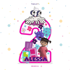 PIÑATA NUMERO 2 MONSTER INC