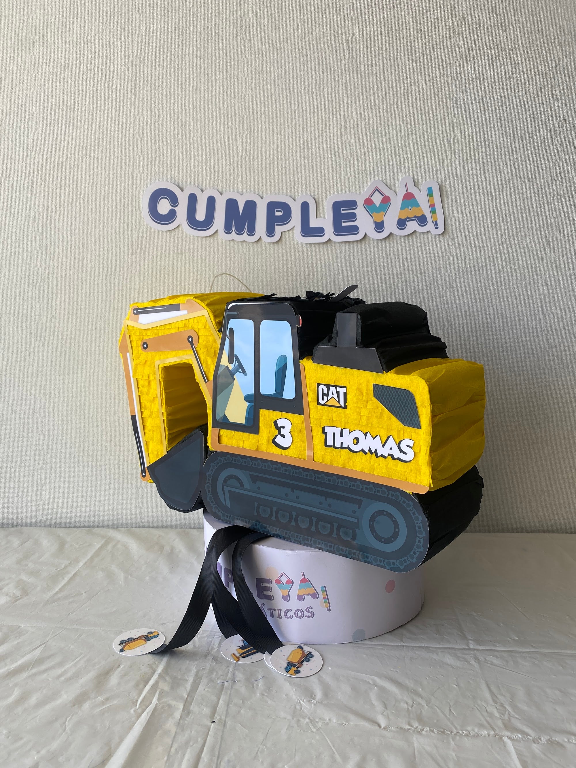 PIÑATA EXCAVADORA 40CM PREMIUM