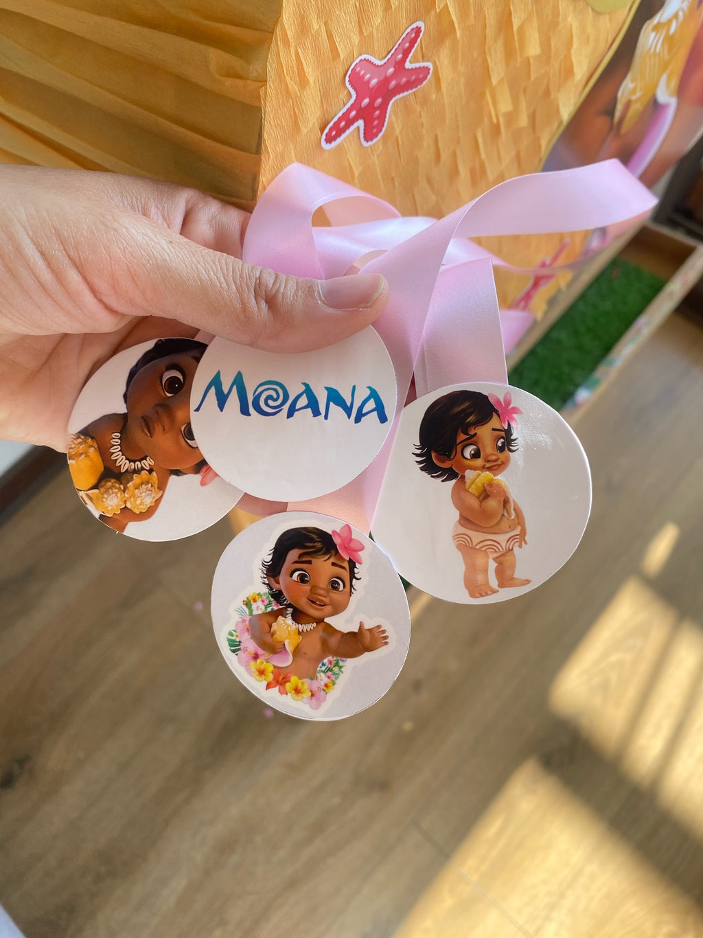 PIÑATA NUMERO 2 MOANA BEBE 60CM PREMIUM