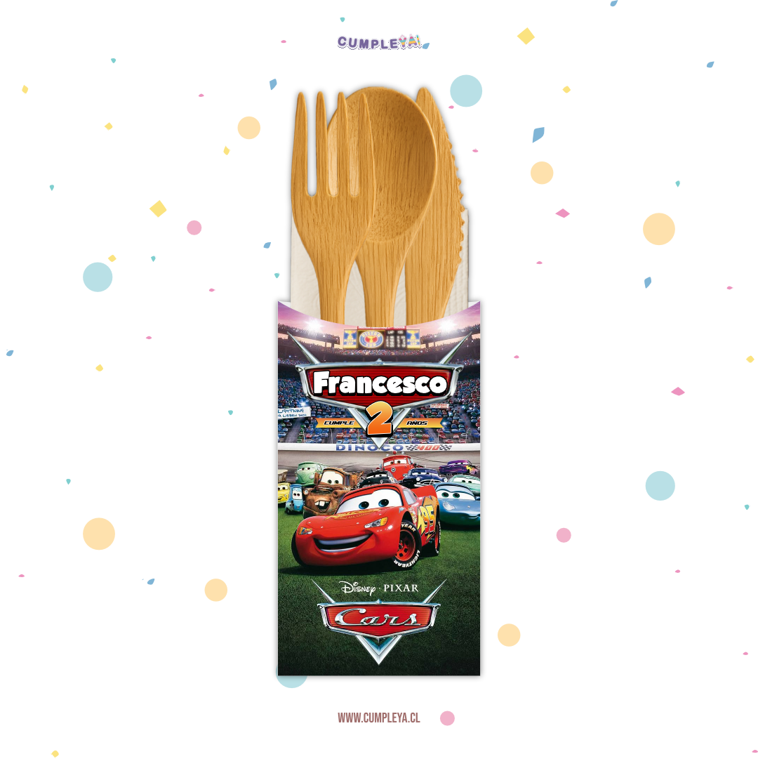 PORTA CUBIERTO CARS 7X13CM