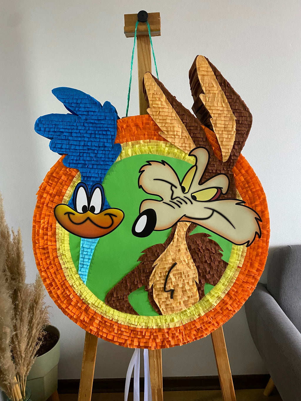 PIÑATA CORRE CAMINO Y COYOTE DE LOONEY TUNES 60CM PREMIUM