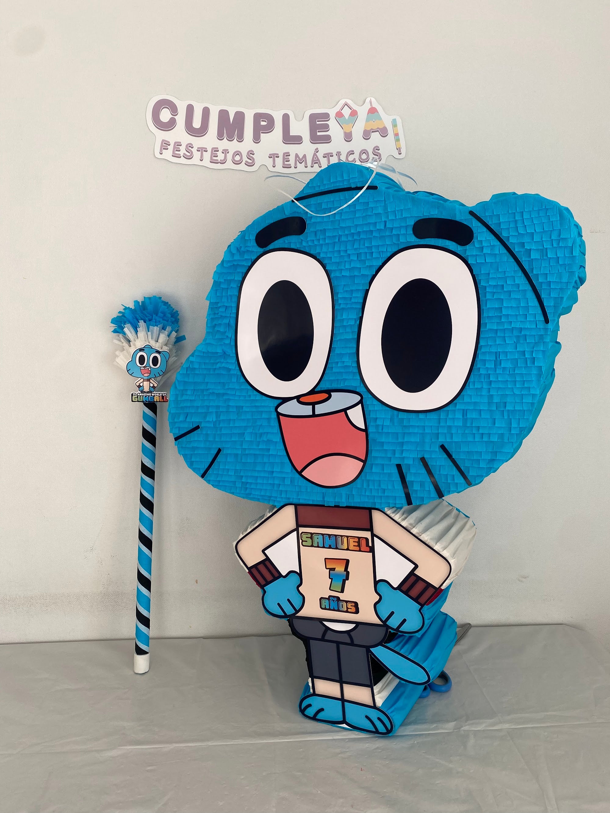 PIÑATA GUMBALL 60CM PREMIUM