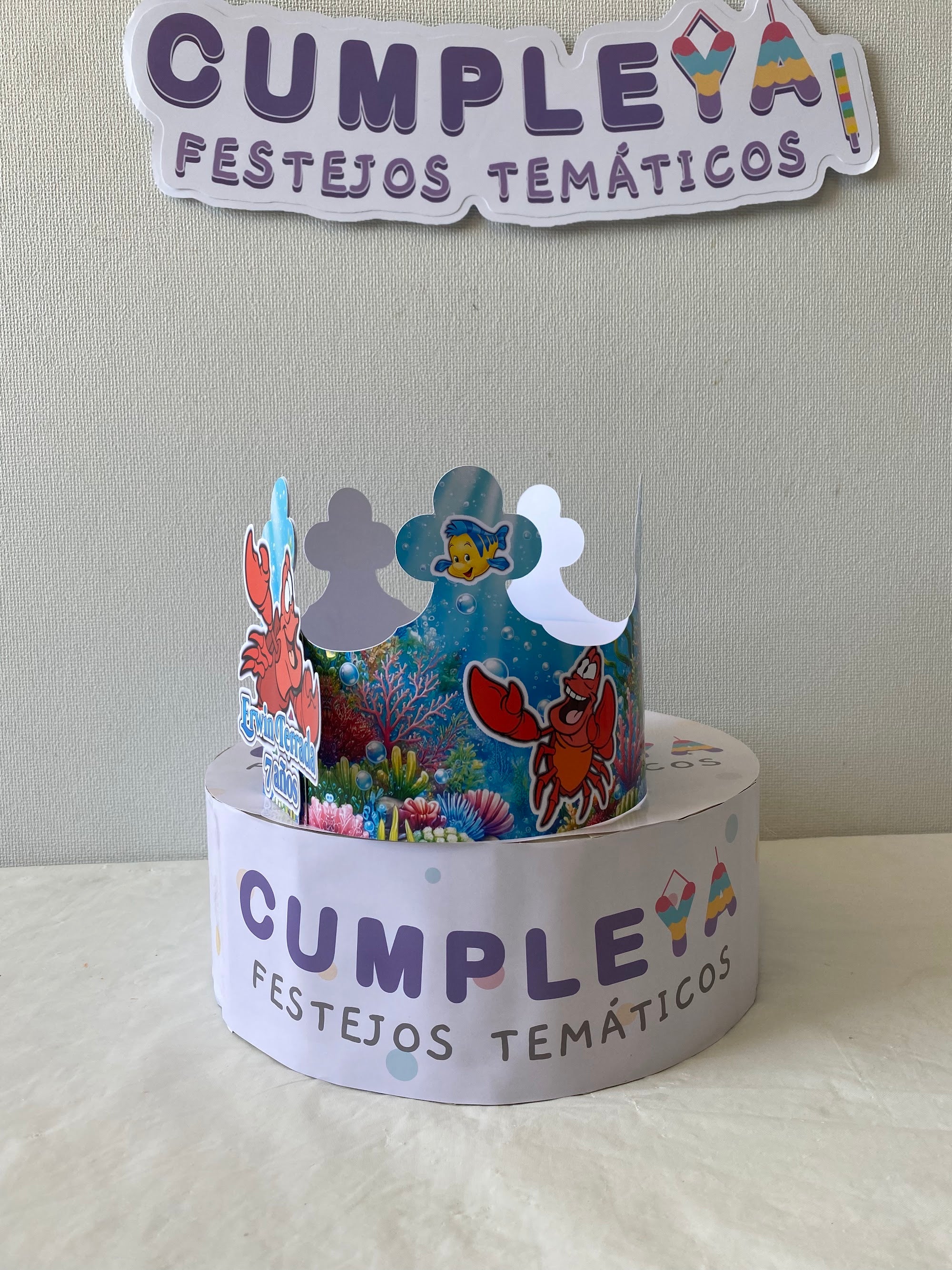 CORONA CANGREJO SEBASTIAN 62X14CM