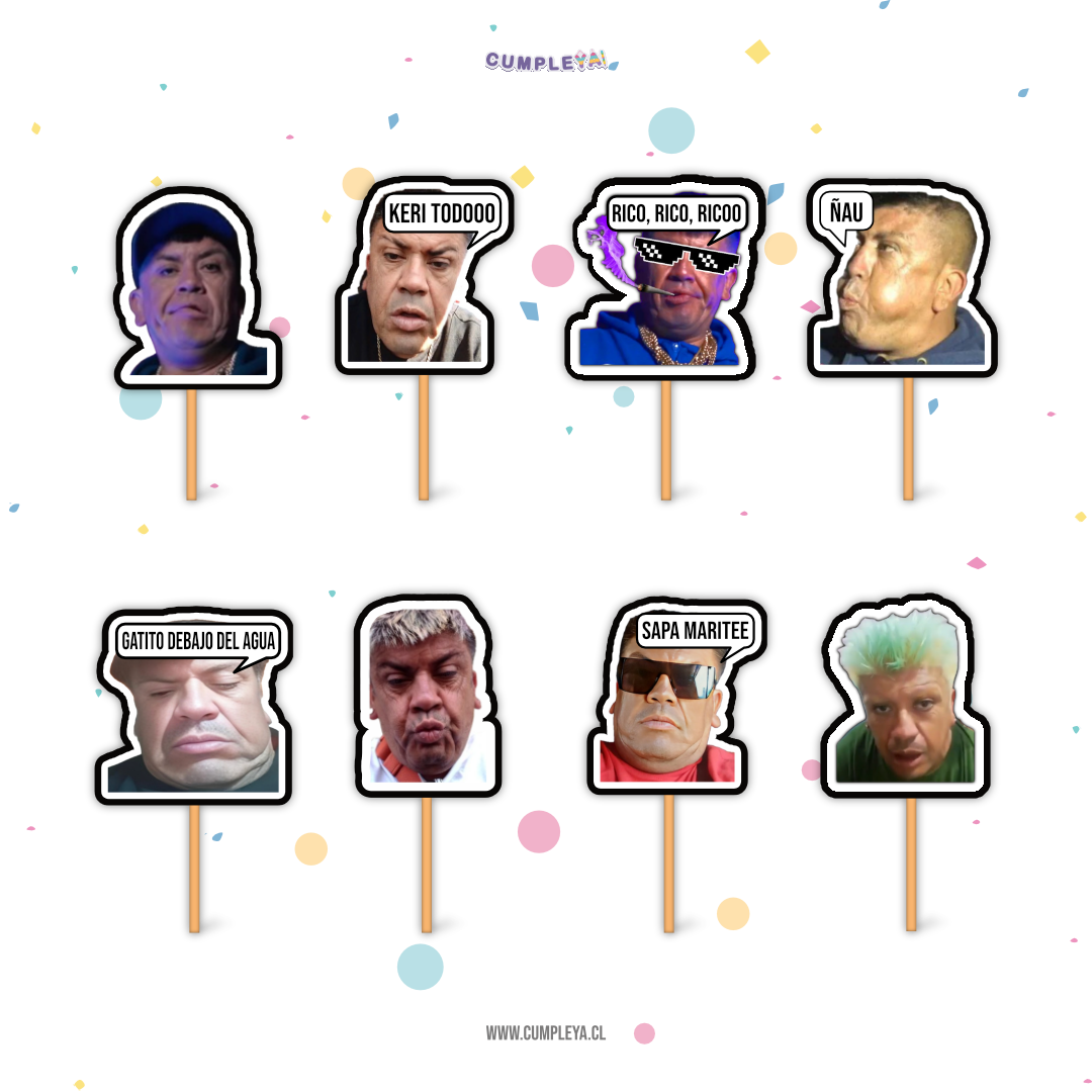 TOPPER RENE PUENTE 6CM SET 8U