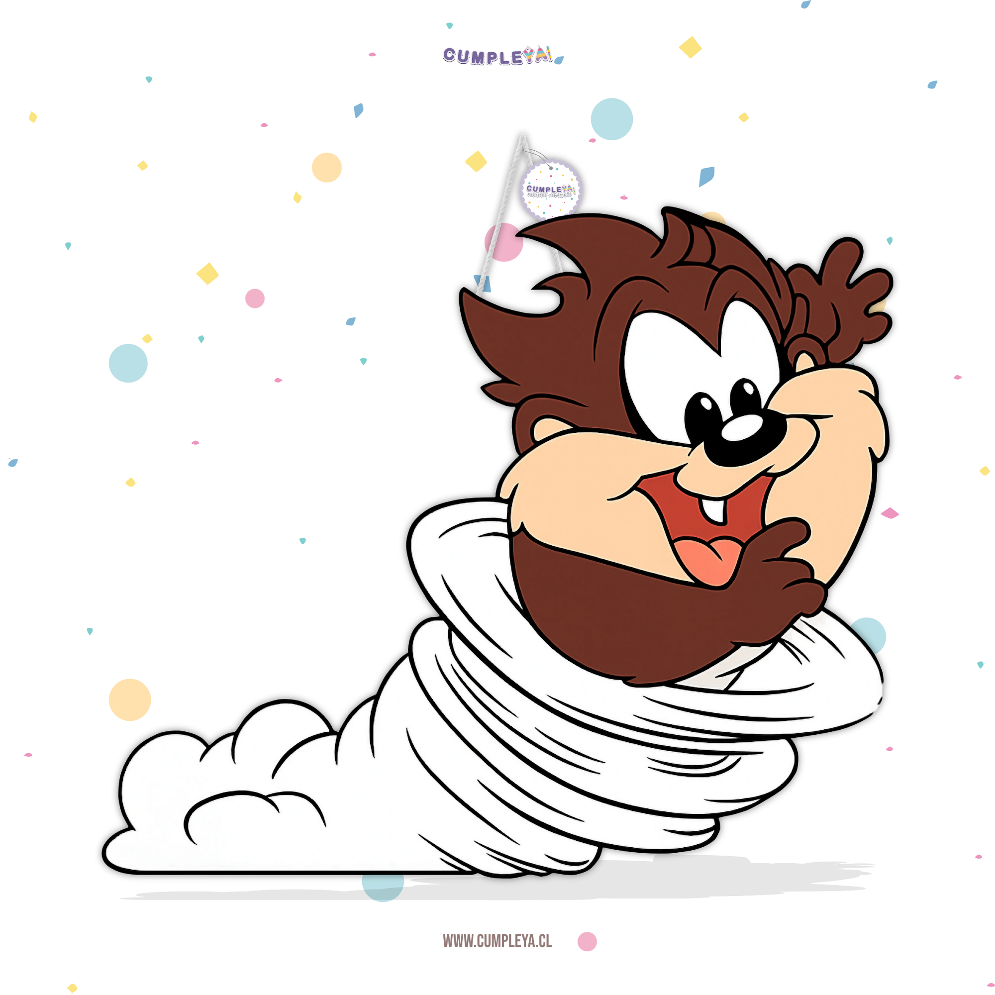 PIÑATA 40 CM BABY TAZ