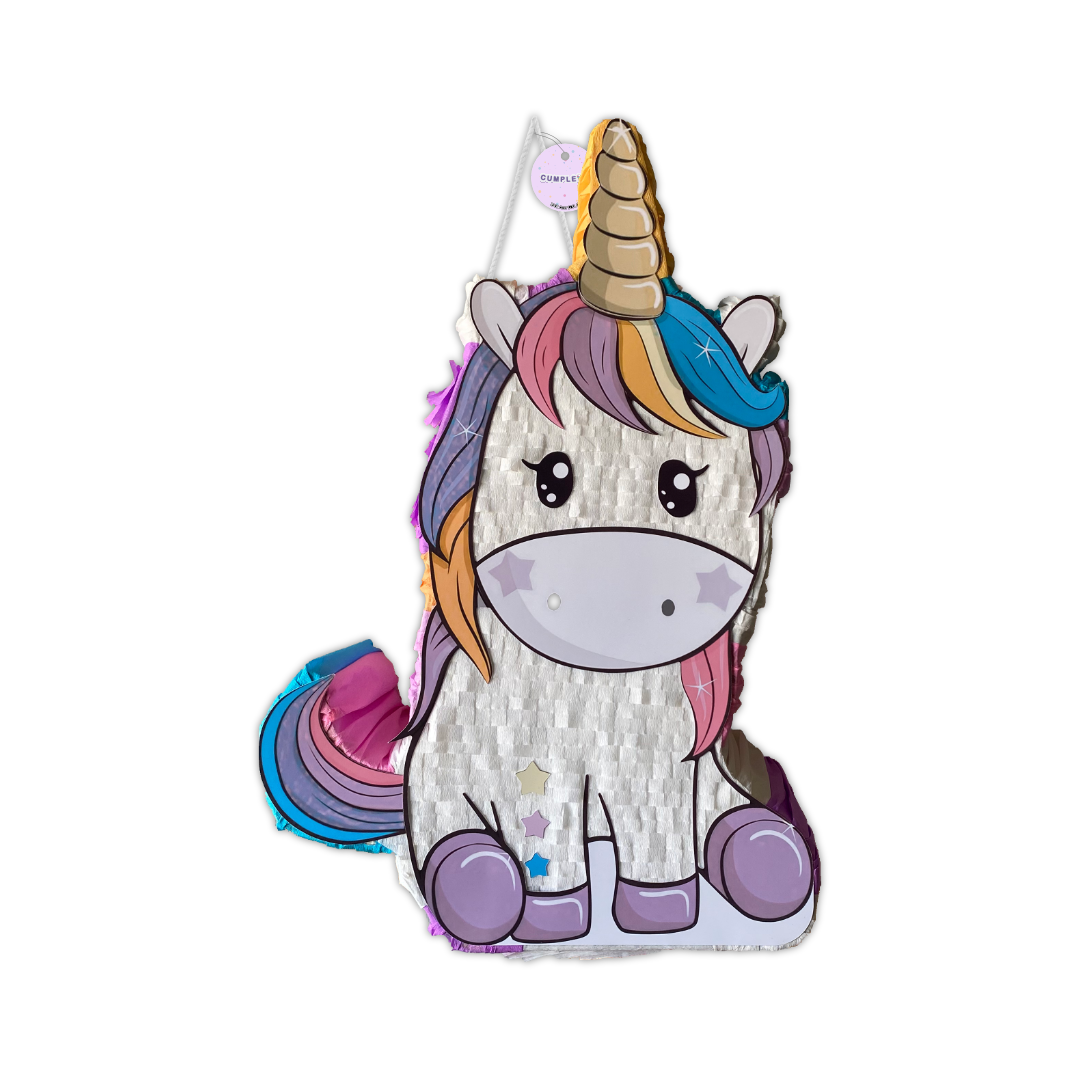 PIÑATA UNICORNIO 40CM PREMIUM