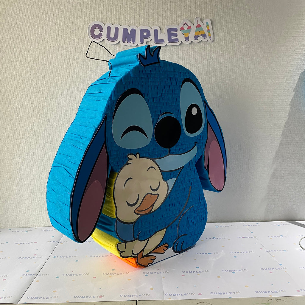 PIÑATA STICH CON PATITO 60CM PREMIUM