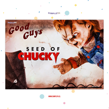 INDIVIDUALES DE PAPEL PACK 12U CHUKY