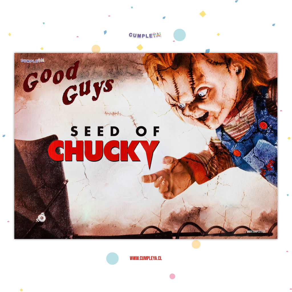 INDIVIDUALES CHUKY PAPEL BRILLANTE 21X30CM TEMÁTICO