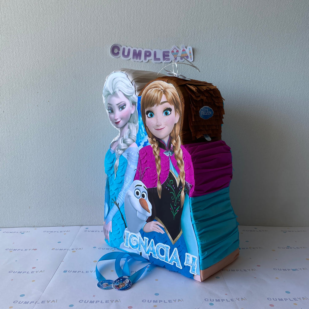 PIÑATA ELSA, ANA Y OLAF DE FROZEN 40CM PREMIUM