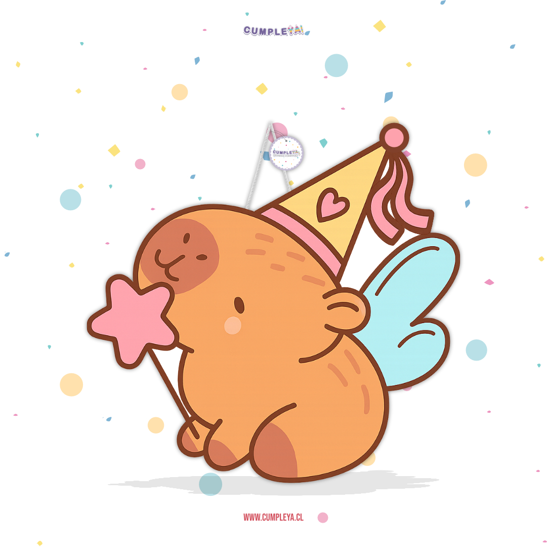 PIÑATA CAPIBARA HADA