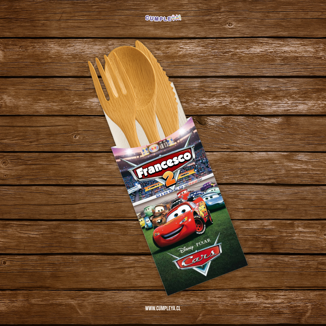 PORTA CUBIERTO CARS 7X13CM