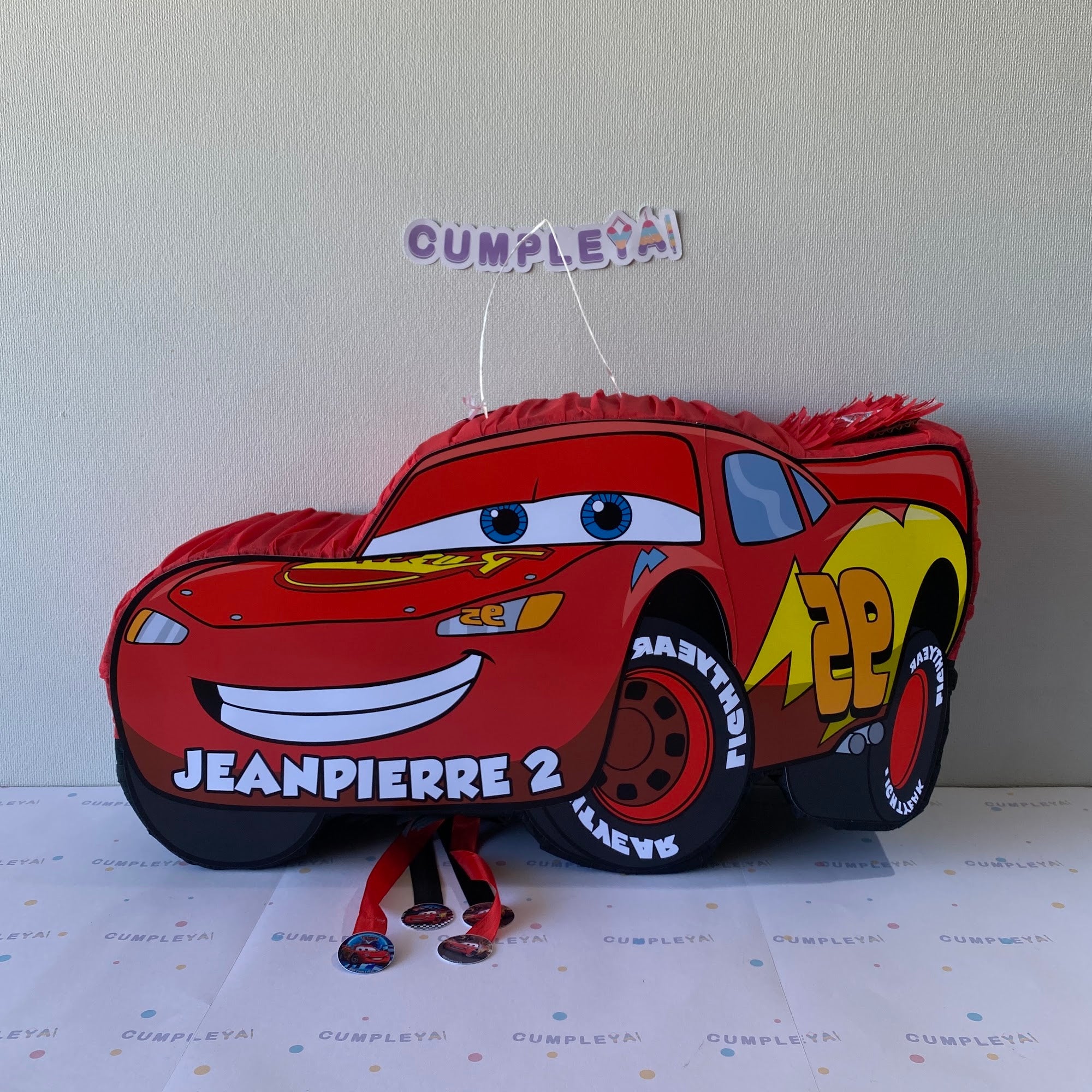 PIÑATA 60 CM RAYO MCQUEEN