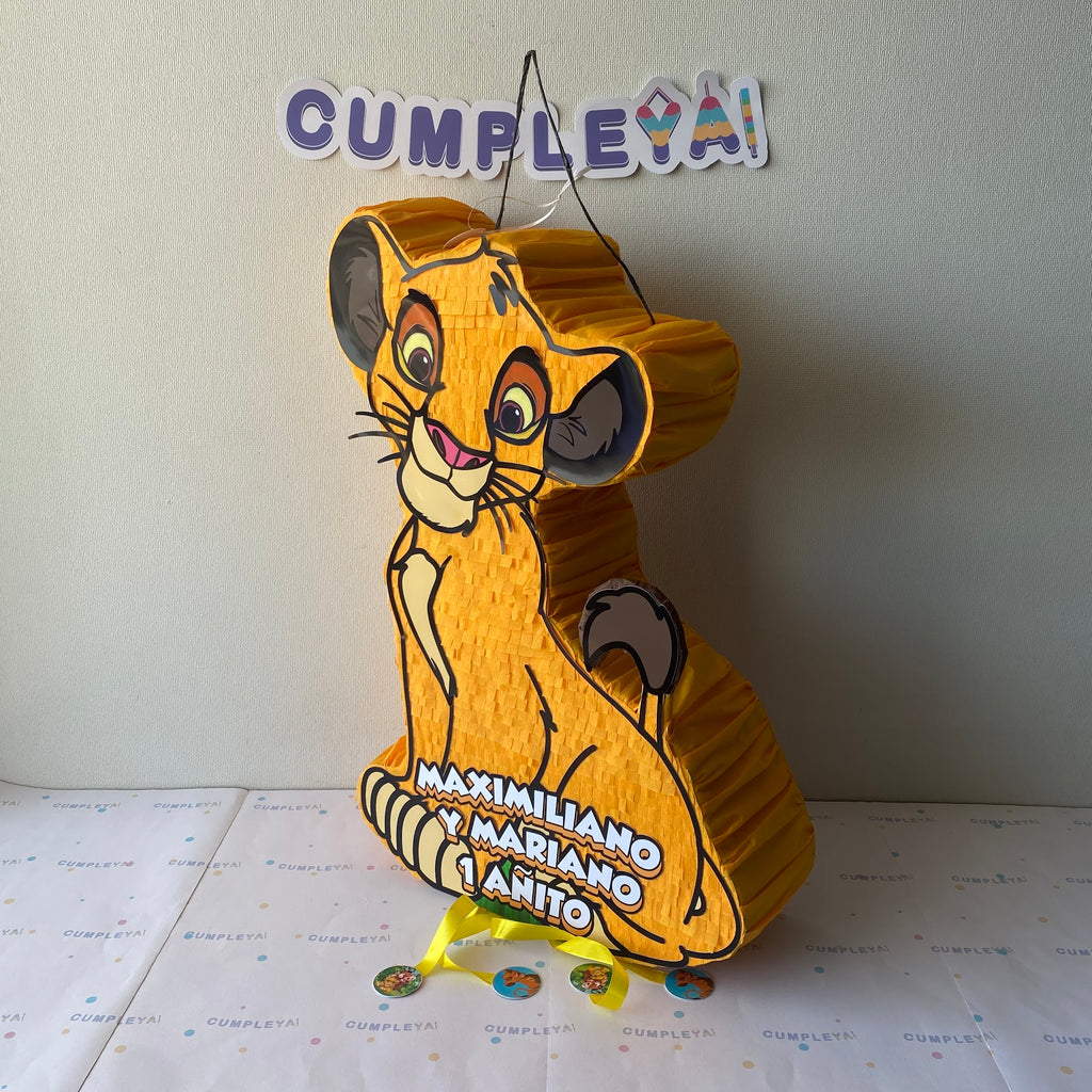 PIÑATA SIMBA REY LEON 60CM PREMIUM