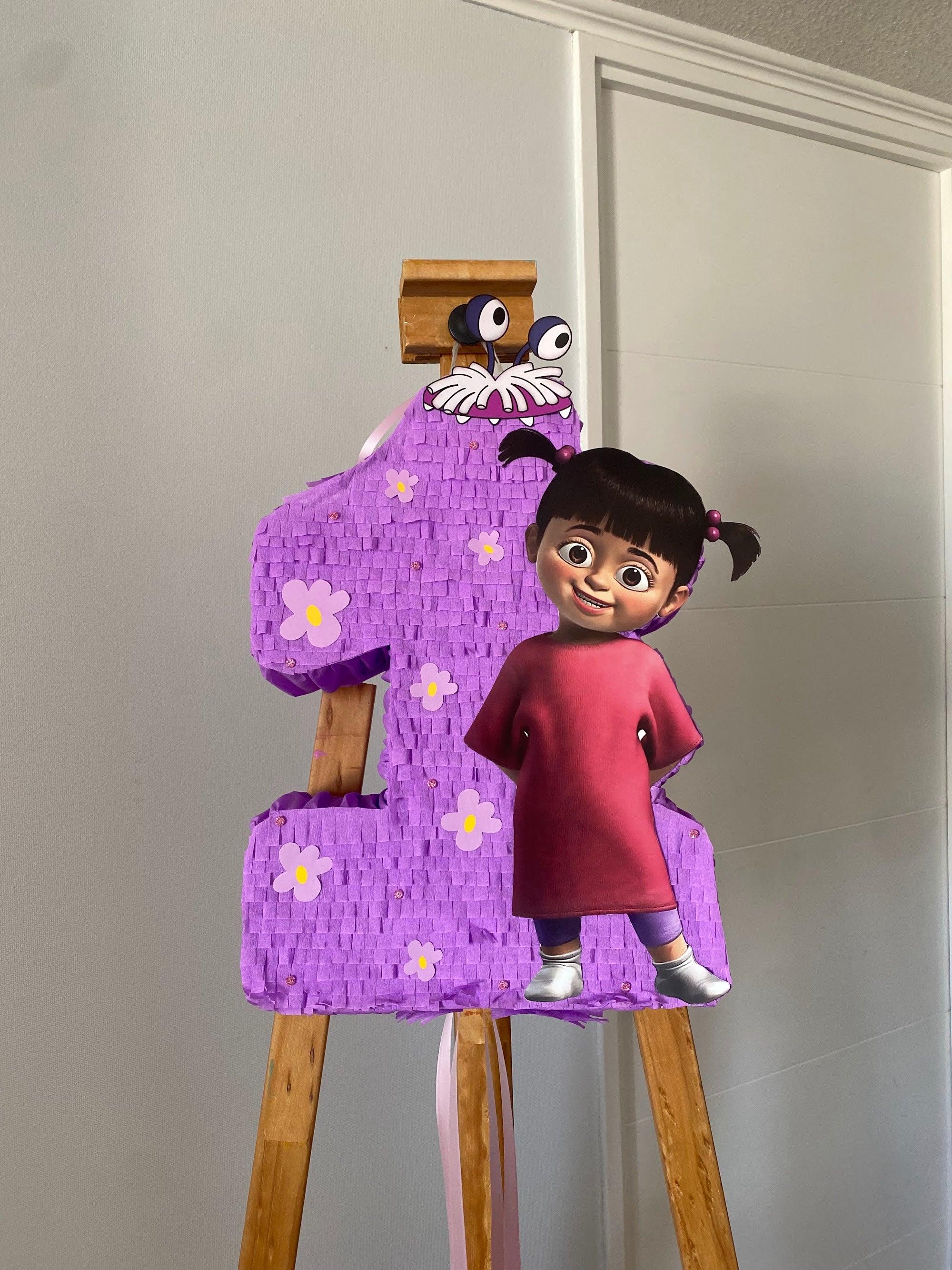 PIÑATA BOO MONSTER INC NÚMERO 1 40CM PREMIUM