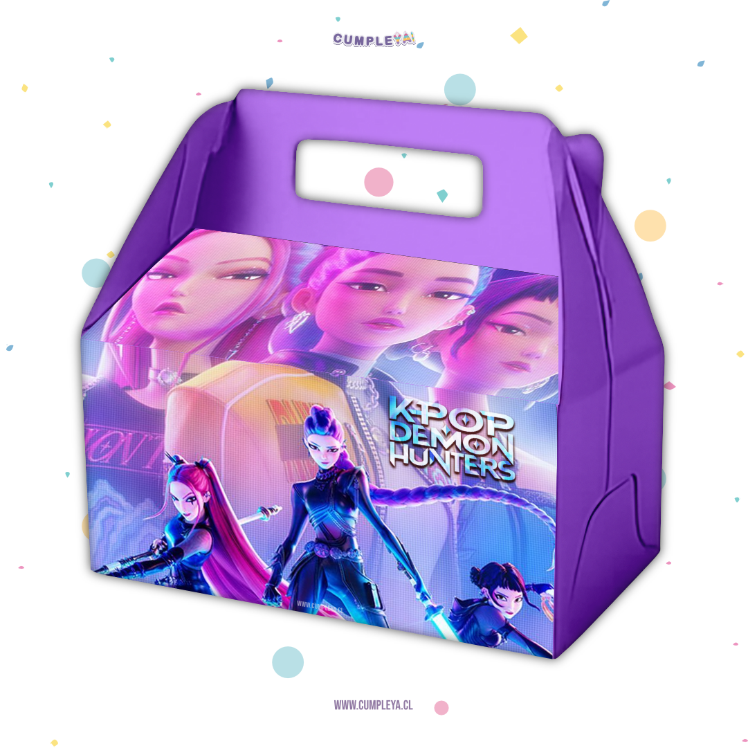 CAJA SORPRESA MALETA KPOP DEMON