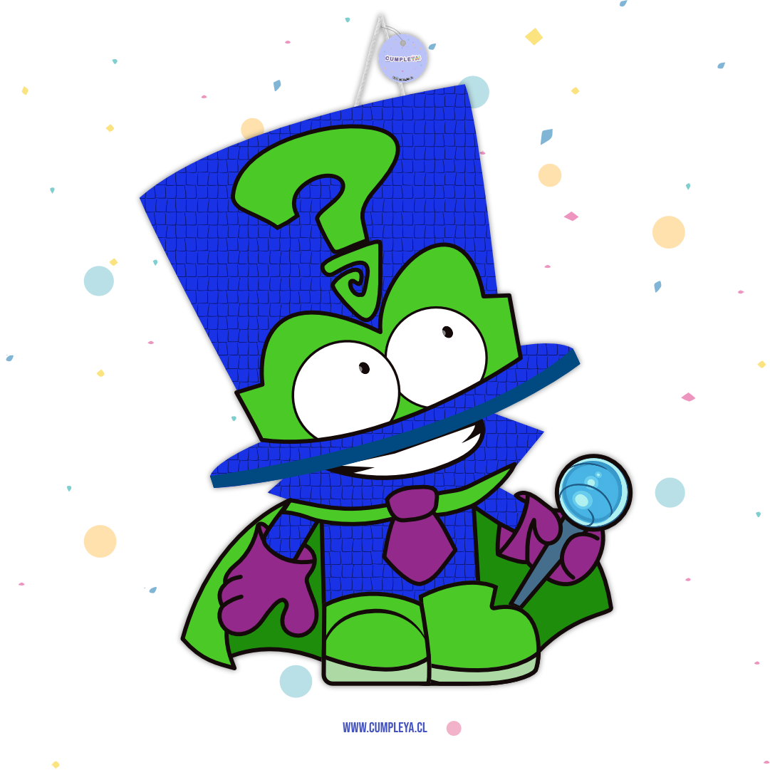 PIÑATA SUPERTHINGS ENIGMA 60CM PREMIUM