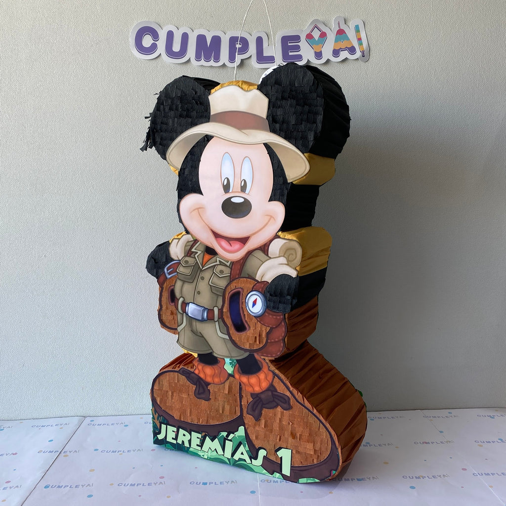 PIÑATA MICKEY SAFARI 60CM PREMIUM
